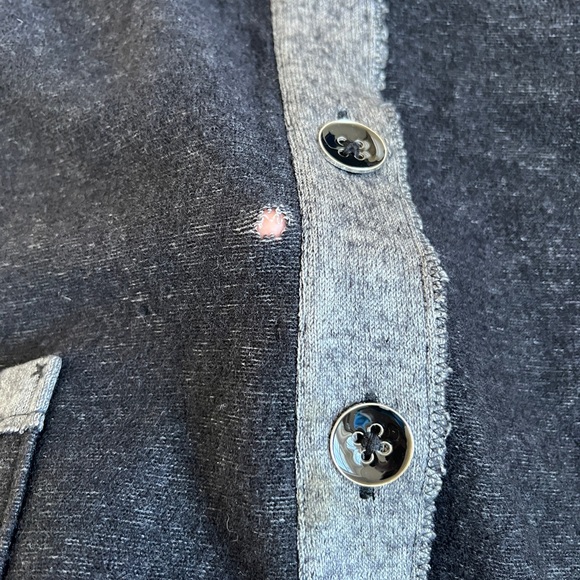 Betty Barclay Vintage Utility Workwear Oversized Wool Knit Gulet Vest Waistcoat - Picture 7 of 13